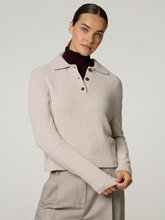 Bild von Strickpoloshirt aus Bouclé