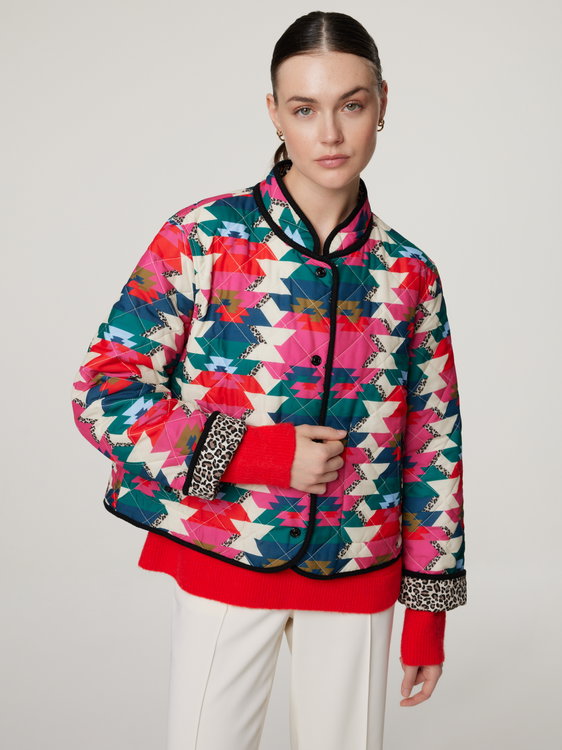 Bild von Wendejacke mit Allover-Print