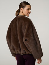 Image sur Blouson aviateur avec fausse fourrure