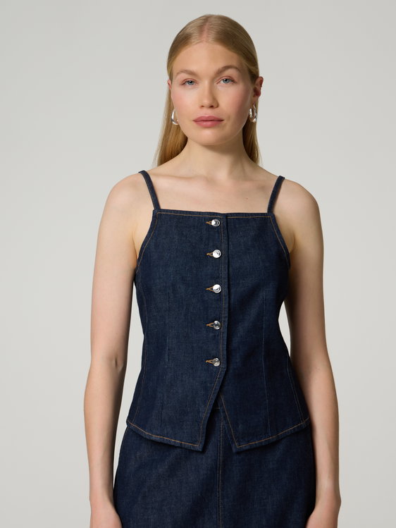 Image sur JEANS TOP MIT TRÄGER