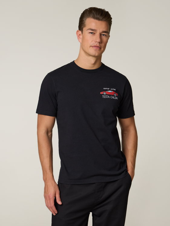 Image sur T-shirt en coton biologique