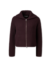 Bild von Strickjacke aus Grobstrick