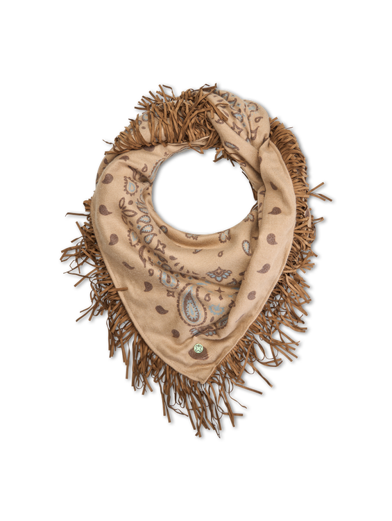 Bild von Schal mit Paisley Muster