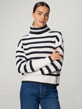 Bild von Rollkragenpullover mit Streifen