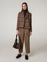 Bild von Bundfaltenhose mit Hahnentritt