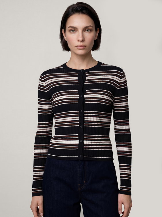 Bild von Strickjacke mit Seide MSPIOMBO