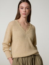 Bild von Strickpullover mit Alpaka-Wolle