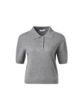 Bild von Strickpoloshirt aus Kaschmir