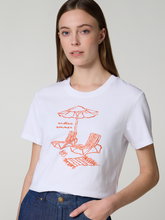 Bild von T-Shirt mit Strandmotiv