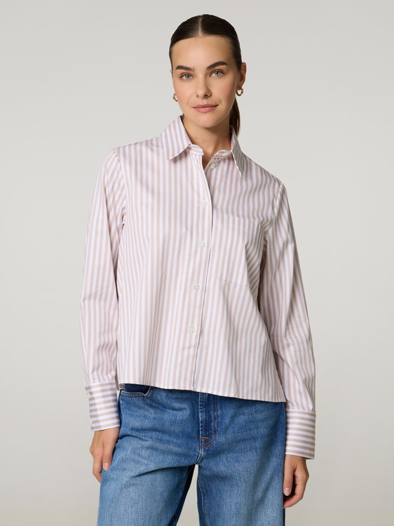 Bild von Hemdbluse aus Baumwolle