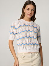 Bild von Strickshirt mit Lochmuster