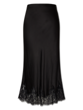 Bild von Jupe aus Satin mit Spitze
