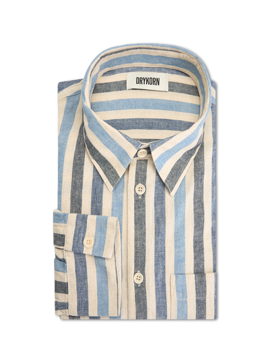 Image sur Chemise en lin de coupe régulière