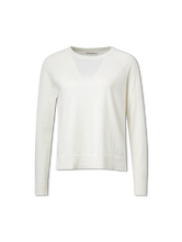 Image sur Pull maille avec soie