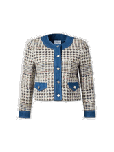 Bild von Blazerjacke aus Baumwolle