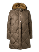 Image sur Parka en duvet avec fausse fourrure