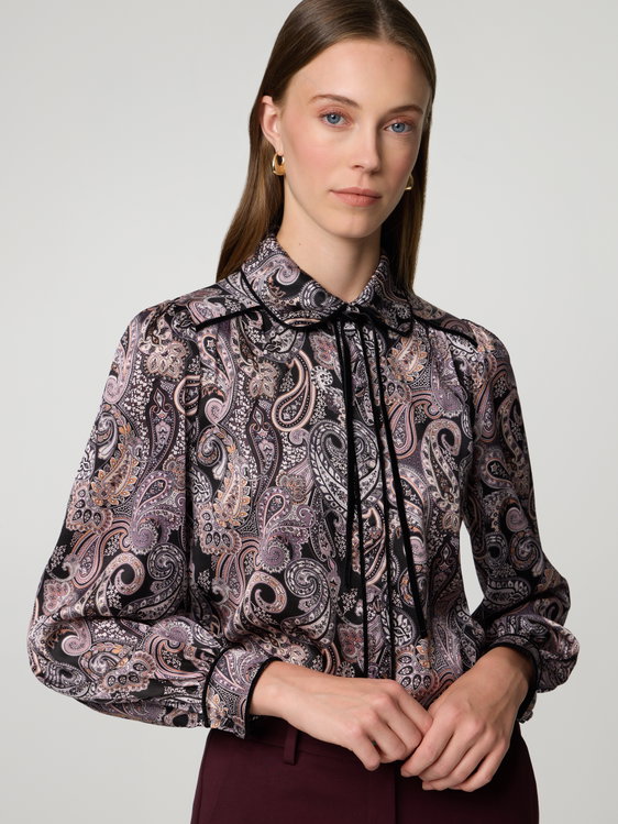 Bild von Hemdbluse aus Seide MARGITDEA