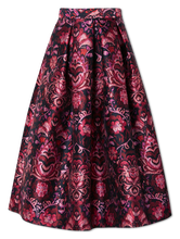 Bild von Midijupe mit Muster RED
