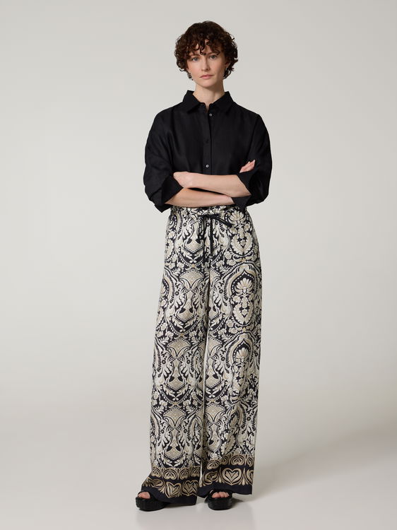 Bild von Hose mit weitem Bein ADRIENNE