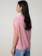 Bild von Strickshirt mit Leinen