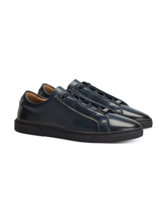 Image sur Baskets en cuir de vachette GARY
