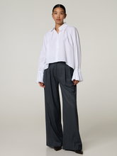 Image sur Pantalon Marlene à fines rayures
