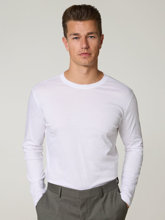 Image sur T-shirt à manches longues coupe Costum Fit