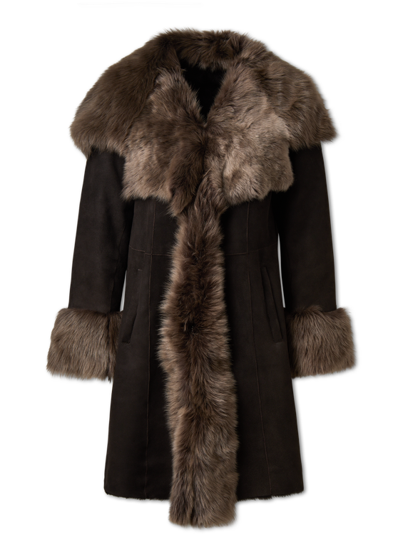 Image sur Manteau en peau d'agneau THEOPHANE