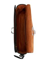 Image sur Sac à bandoulière cuir vernis STUDIO BAGUETTE