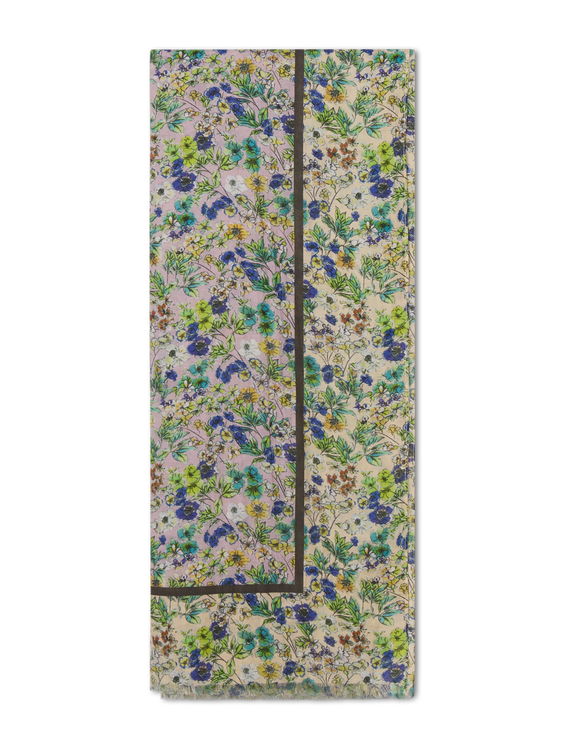 Image sur Écharpe à motifs floraux