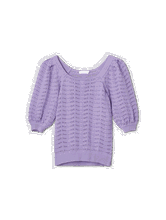 Bild von Strickoberteil aus Bio-Baumwolle