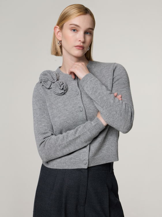 Image sur Veste en tricot avec cachemire