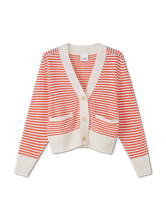 Bild von Strickjacke gestreift