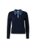 Bild von STRICK POLO MIT JEANS KRAGEN