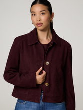 Image sur Veste en cuir velours