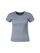Image sur T-shirt côtelé en coton KOALE