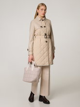 Image sur Manteau matelassé avec manches en laine