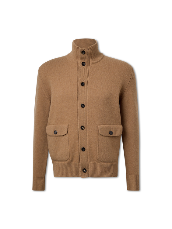 Bild von Strickjacke aus Merinowolle