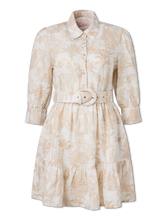 Bild von Leinenkleid mit Print