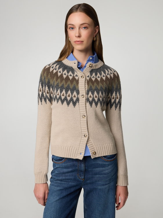 Bild von Strickjacke aus Alpaka-Mix