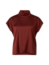 Bild von Blusenshirt aus Satin ALARIA