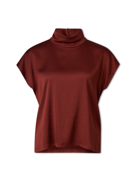 Bild von Blusenshirt aus Satin ALARIA