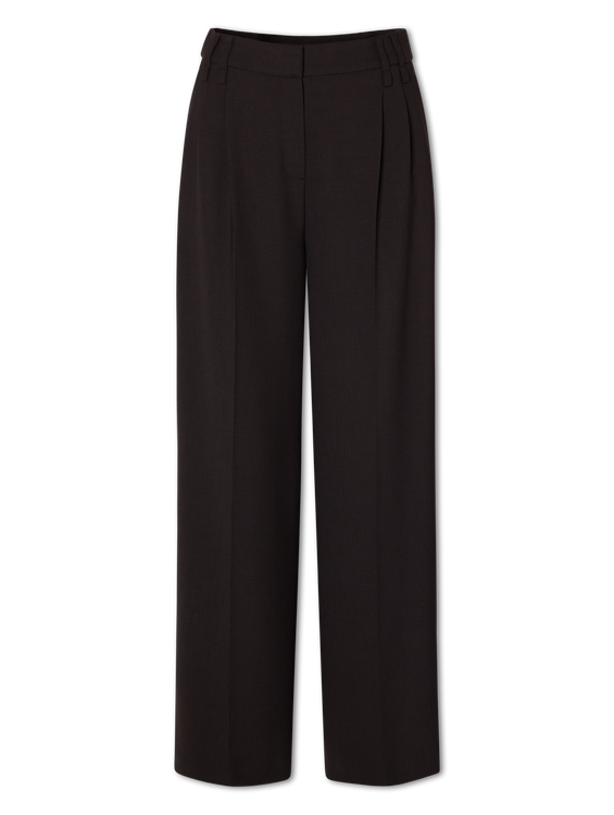 Bild von Bundfaltenhose mit weitem Bein
