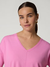 Image sur T-shirt en maille fine