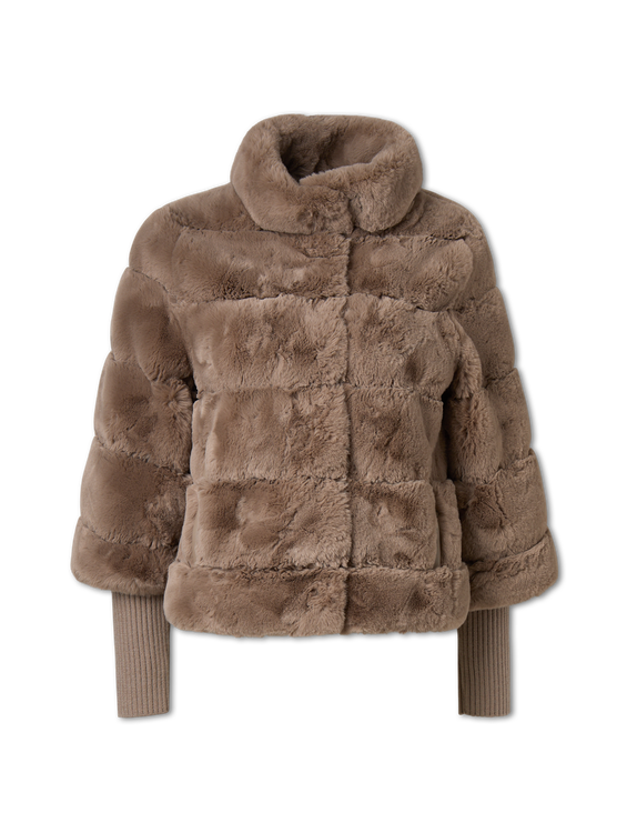 Image sur Veste en fausse fourrure