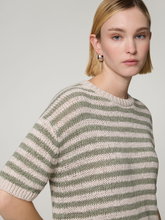 Image sur Pull à manches courtes en maille