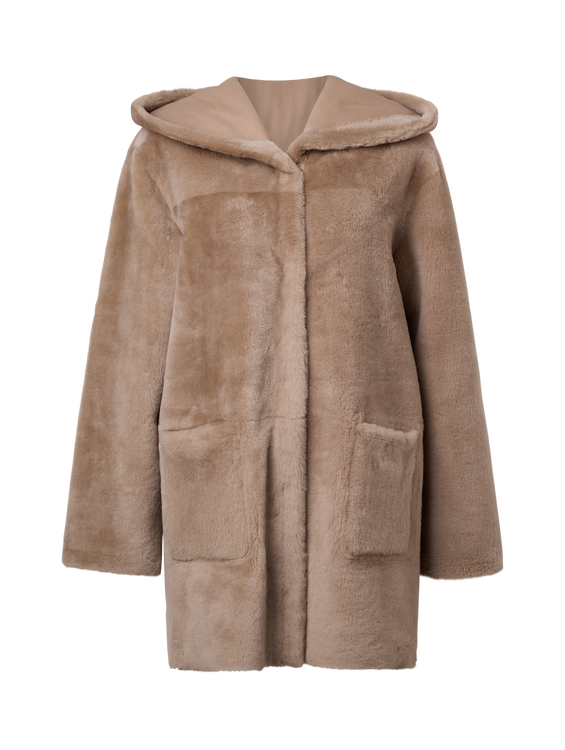 Bild von Manteau en cuir réversible