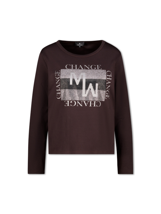 Bild von Langarmshirt mit Baumwolle