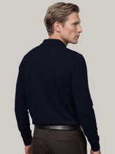 Image sur Polo en maille de laine mérinos
