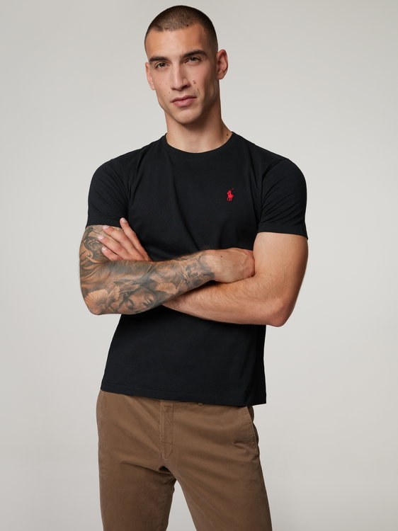 Image sur T-Shirt mit Logo